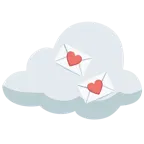 lettera d’amore + nuvola