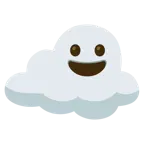 grinning face + cloud