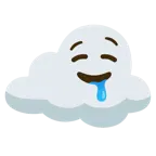 drooling face + cloud