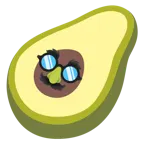 faccina travestita + avocado