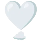 punto esclamativo a cuore + nuvola