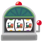 Spielautomat + Dampflokomotive