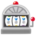 Spielautomat + Silbermedaille