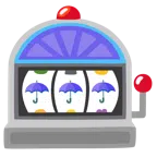 Spielautomat + Regenschirm