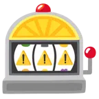Spielautomat + Warnung
