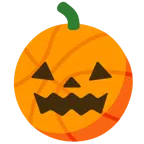 Basketball + Halloweenkürbis