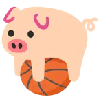 บาสเกตบอล + หน้าหมู