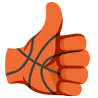 Basketball + Daumen hoch