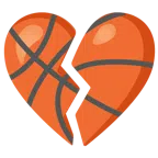 Basketball + gebrochenes Herz