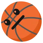 Basketball + neutrales Gesicht