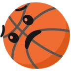 Basketball + besorgtes Gesicht