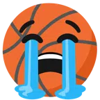 Basketball + heulendes Gesicht