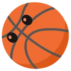Basketball + Gesicht ohne Mund