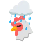 ไก่ + เมฆฝน