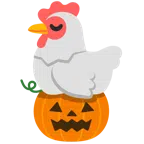 ไก่ + ฟักทองฮาโลวีน