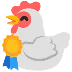 ไก่ + ถ้วยรางวัล