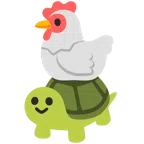 ไก่ + เต่า