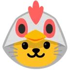 ไก่ + หน้าแมว