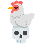 ไก่ + หัวกระโหลก