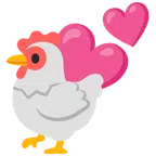 ไก่ + ใจ 2 ดวง