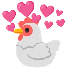 ไก่ + ศรปักใจ
