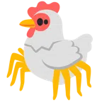 ไก่ + แมงมุม