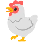 ไก่ + หน้ายิ้มยิงฟัน