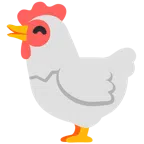 ไก่ + หน้ายิ้มส่งจุ๊บ