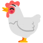 ไก่ + หยีตาส่งจุ๊บ