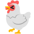 ไก่ + แลบลิ้นตาหยี