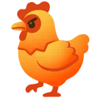 ไก่ + โกรธมาก