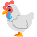 ไก่ + ร้องไห้