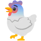 ไก่ + หวาดกลัว