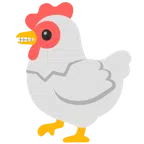 ไก่ + เบะปาก