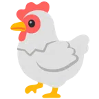 ไก่ + หน้าบึ้งเล็กน้อย