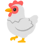 ไก่ + หน้ายิ้มบางๆ