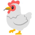 ไก่ + รูดซิปปาก