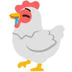 ไก่ + น้ำลายไหล