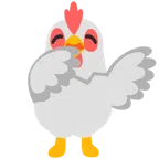 ไก่ + หน้ากำลังหาว