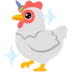 ไก่ + ยูนิคอร์น