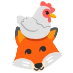 ไก่ + จิ้งจอก