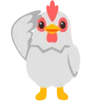 ไก่ + หน้าทำท่าวันทยาหัตถ์