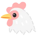 ไก่ + หน้าเป็นเส้นประ