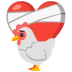 ไก่ + หัวใจที่มีการซ่อมแซม