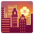Sonnenuntergang in der Stadt + Kirschblüte