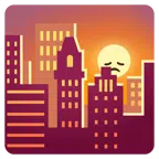 Sonnenuntergang in der Stadt + enttäuschtes Gesicht