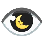 faccina ultimo quarto di luna + occhio