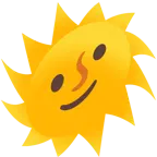 sun with face + sun with face