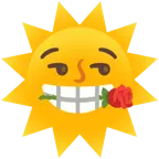 faccina sole + rosa
