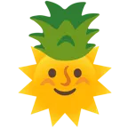 faccina sole + ananas